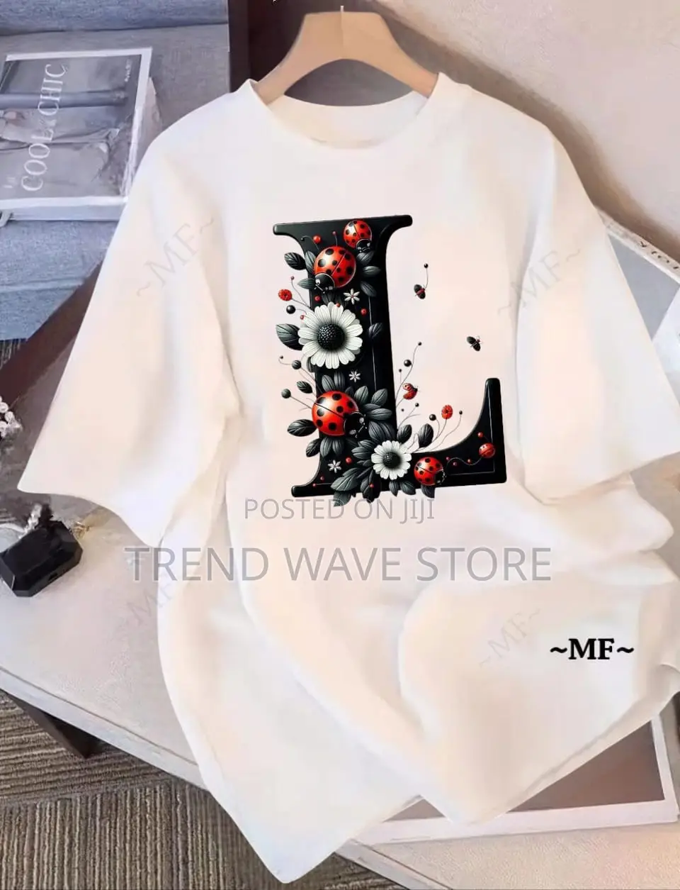 Unisex Letter DTF Print T Shirt