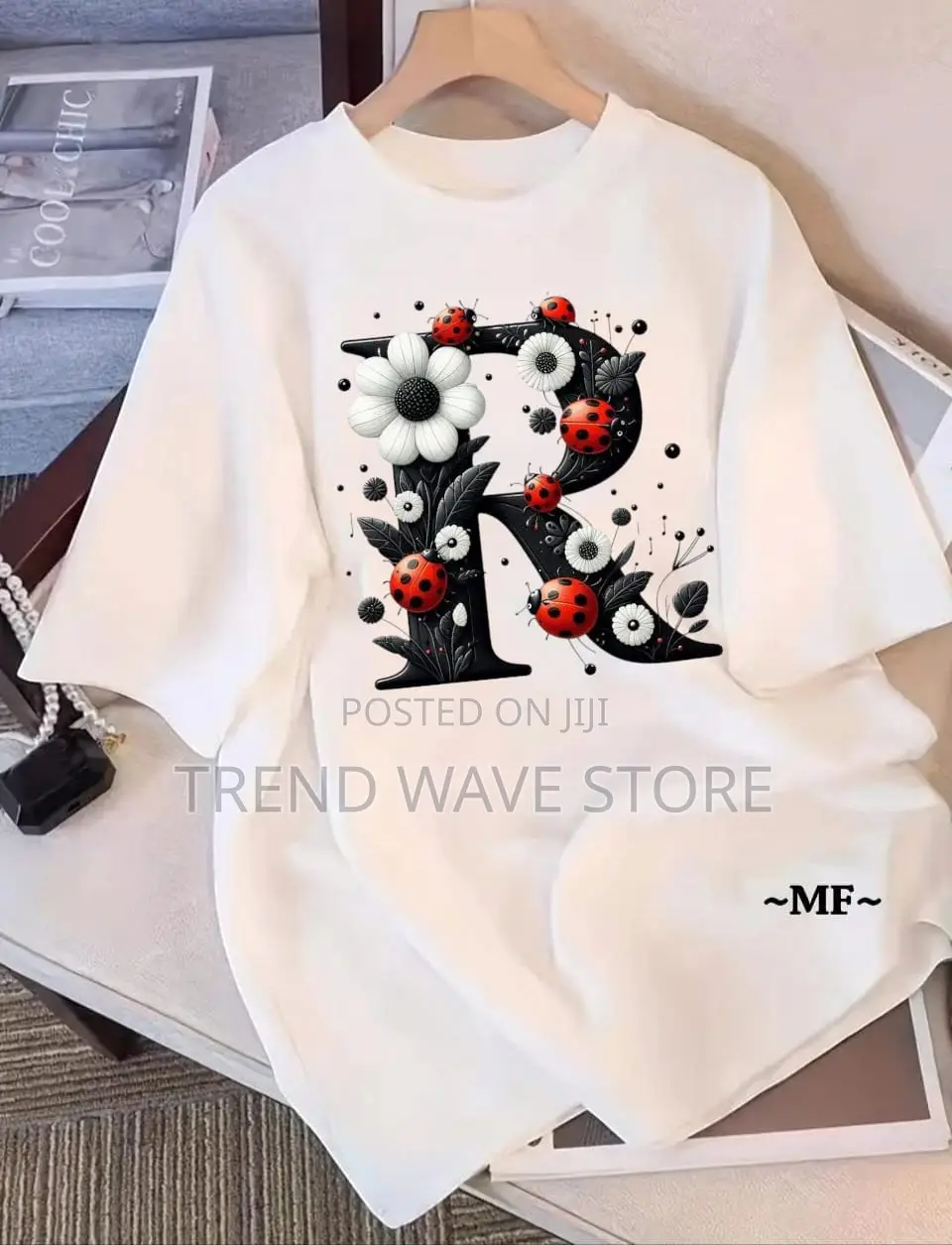 Unisex Letter DTF Print T Shirt