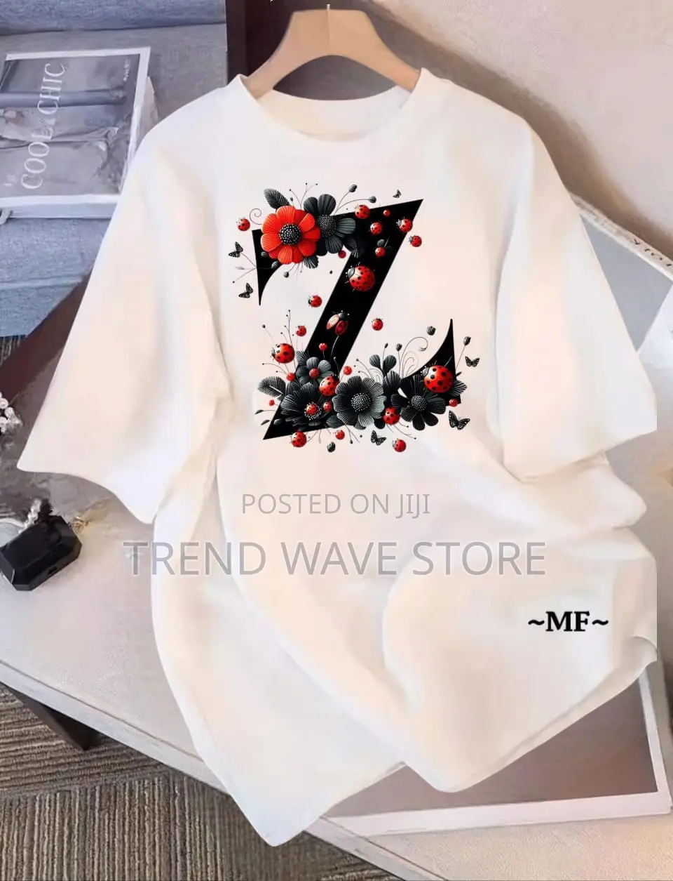 Unisex Letter DTF Print T Shirt