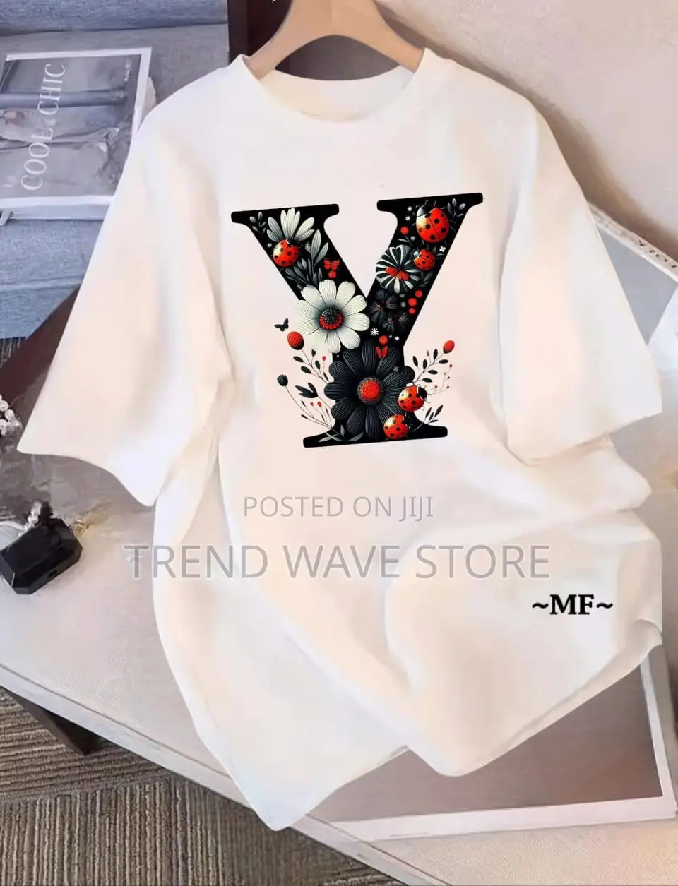 Unisex Letter DTF Print T Shirt