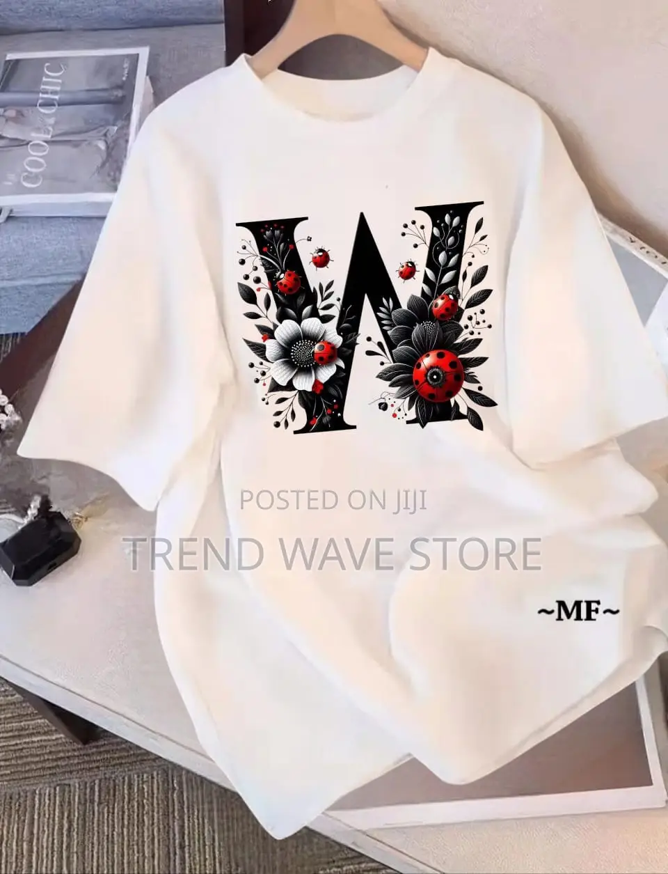 Unisex Letter DTF Print T Shirt