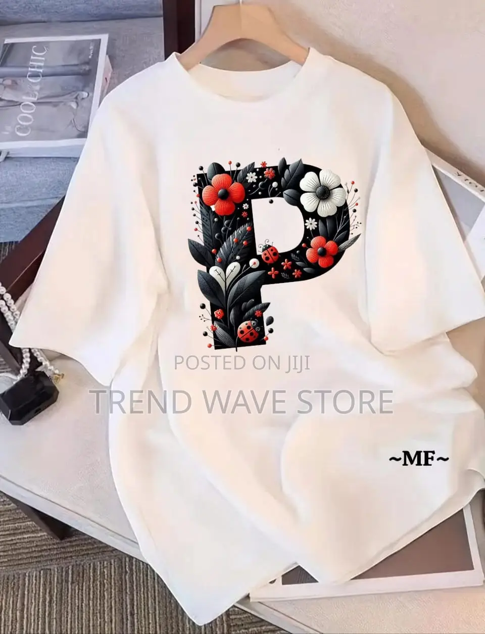 Unisex Letter DTF Print T Shirt