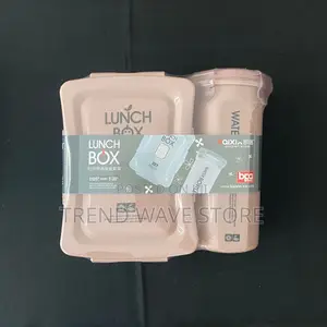 Lunch Box With Water Bottle
