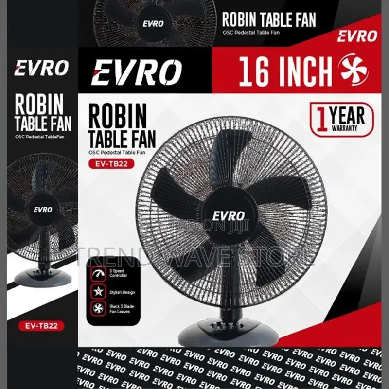 Evro Robin Table Fan