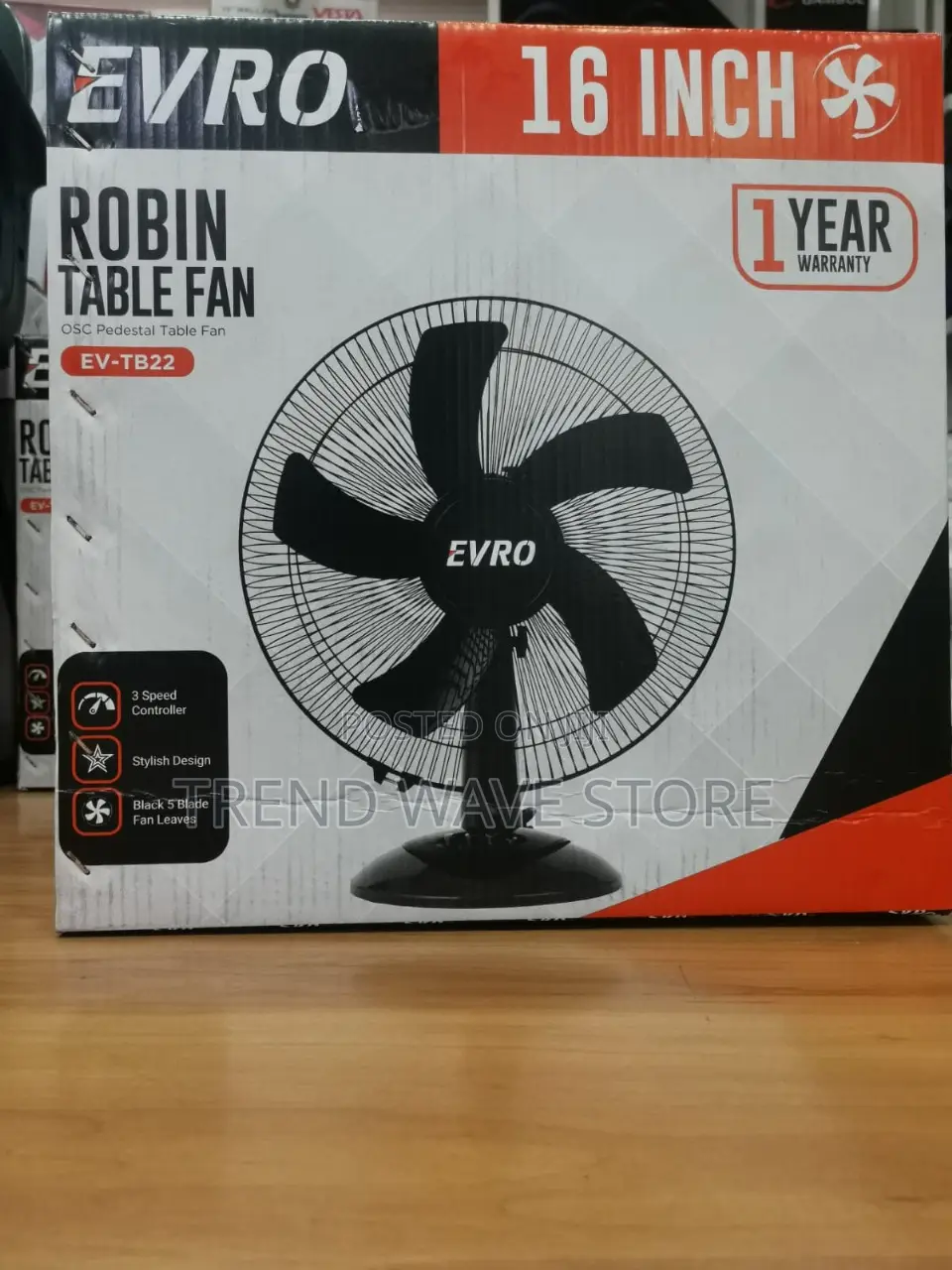 Evro Robin Table Fan