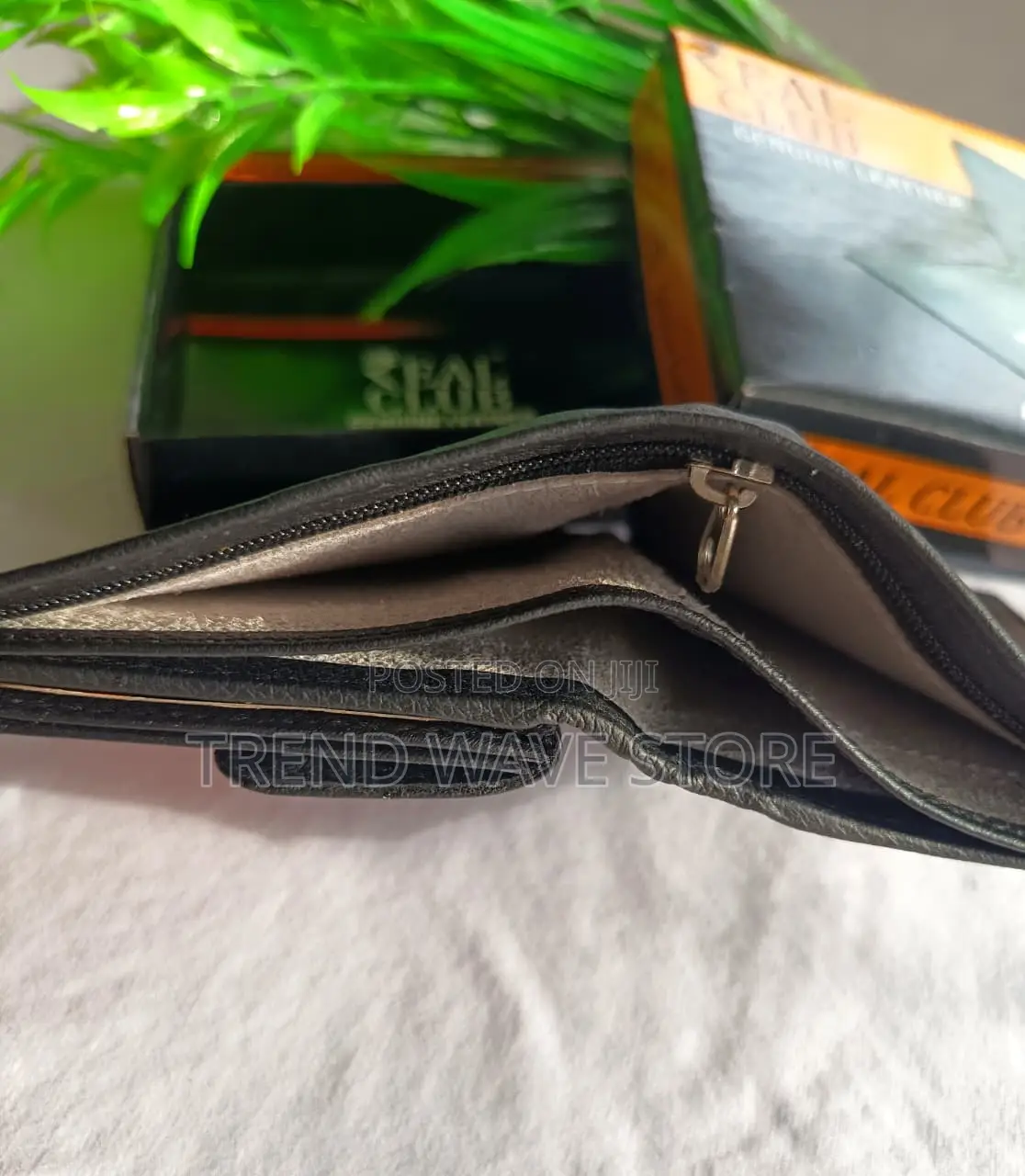 Leather Wallet With Box