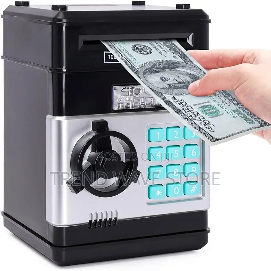 Bank Mini Safe Box (Available Colors=Black/Red)