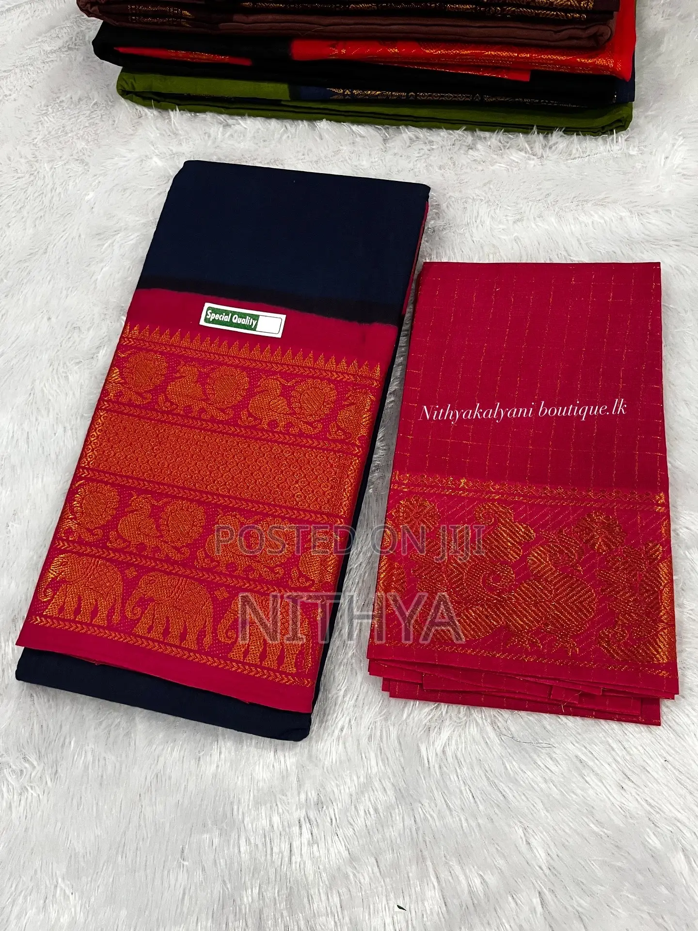Mayuri Plain Sugundi Cotton Saree