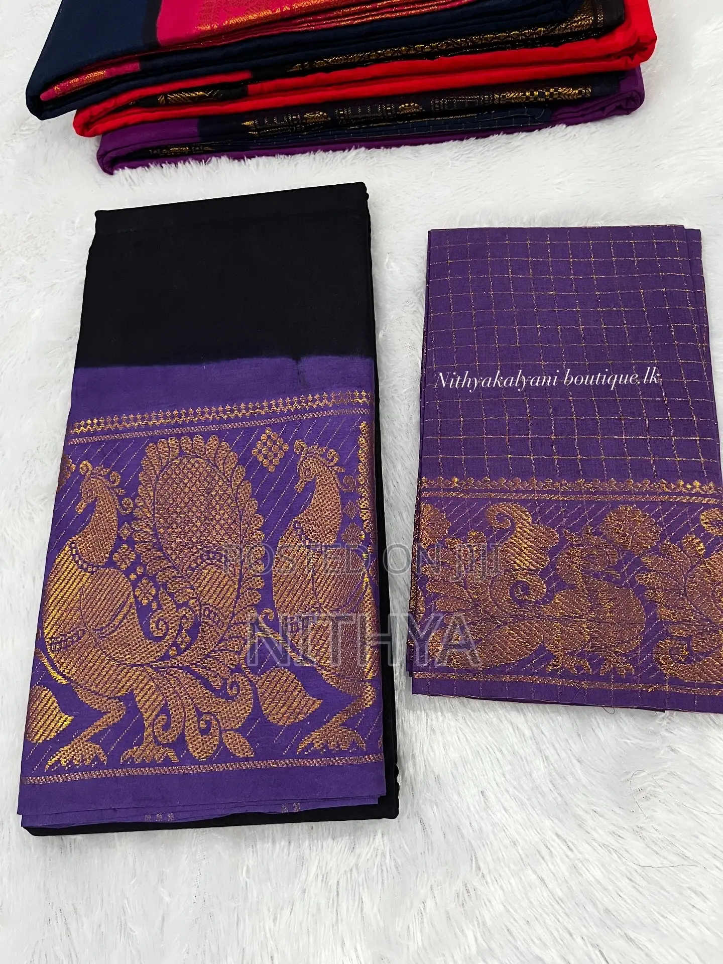 Mayuri Plain Sugundi Cotton Saree
