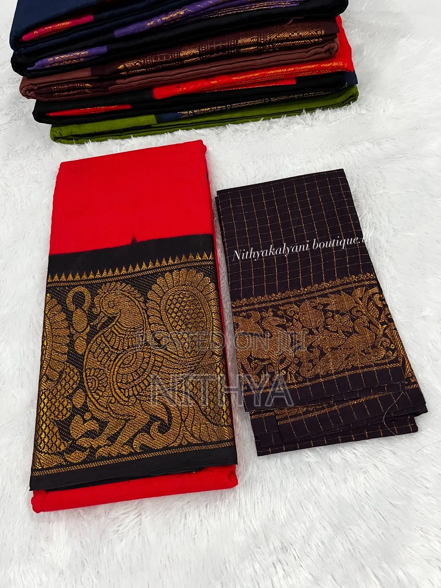 Mayuri Plain Sugundi Cotton Saree