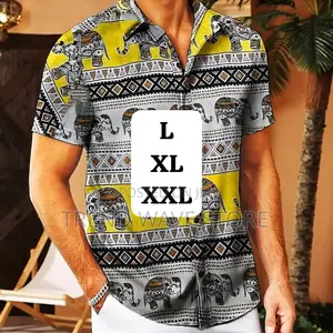 New Cotton Shirts Traditional Elephant Design