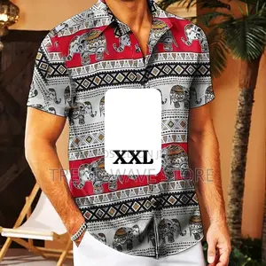 New Cotton Shirts Traditional Elephant Design