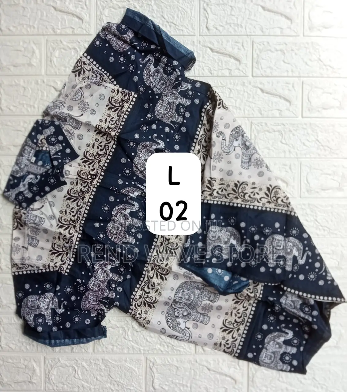 New Cotton Shirts Traditional Elephant Design