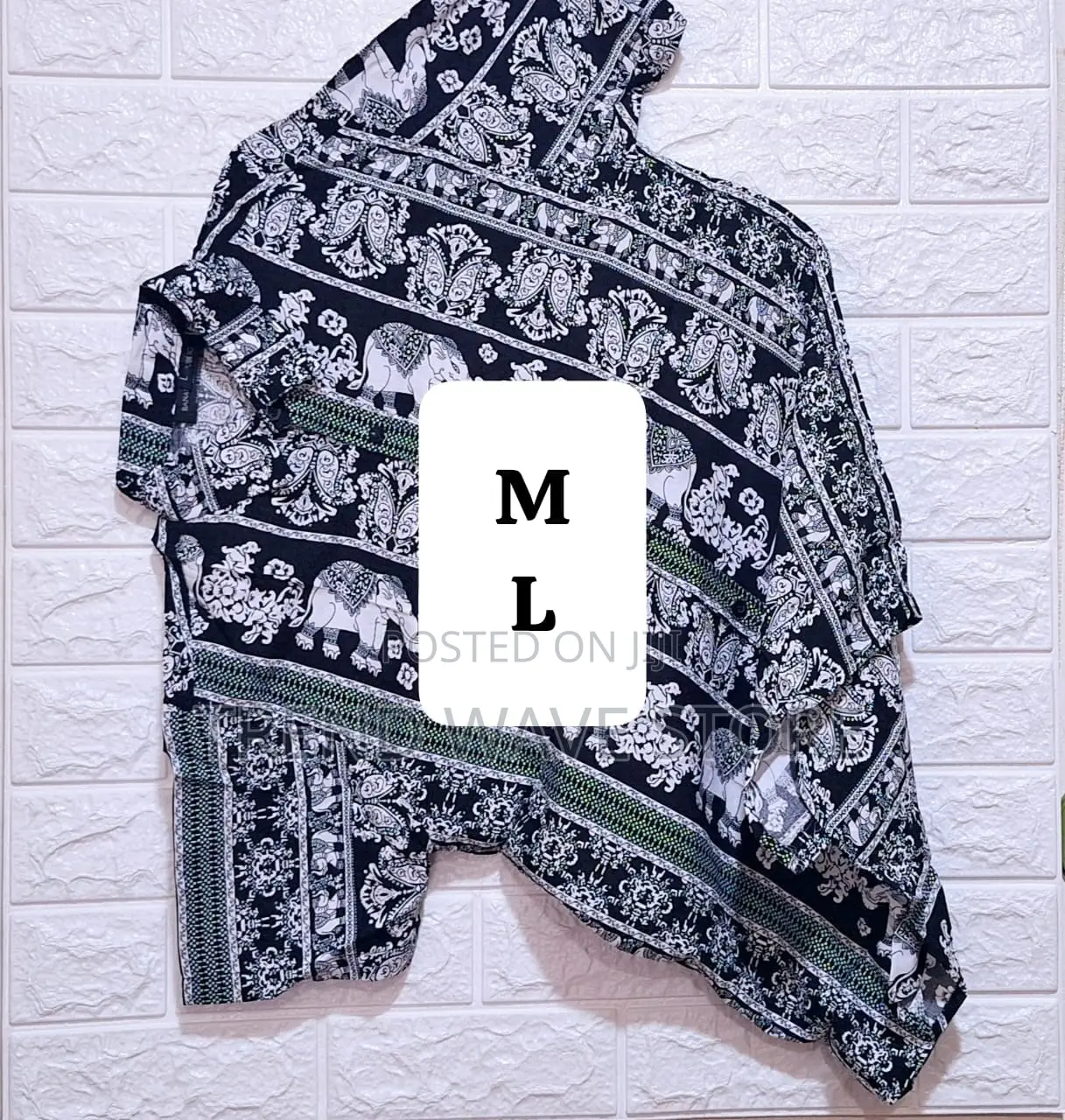 New Cotton Shirts Traditional Elephant Design