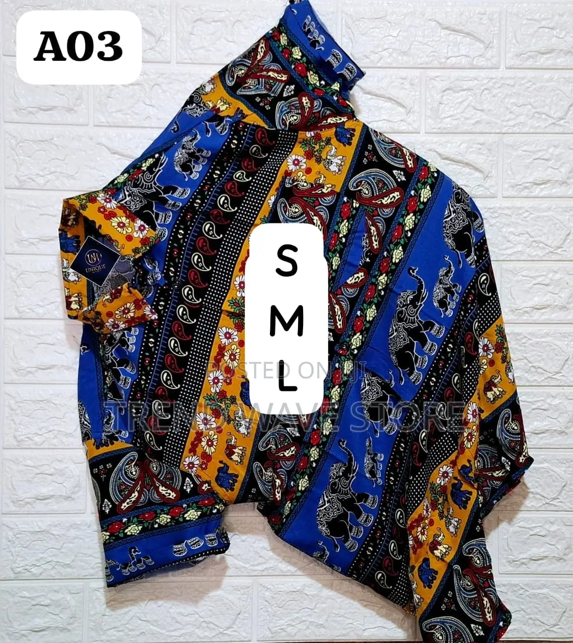 New Hawaiian Shirts Traditional Elephant Design.