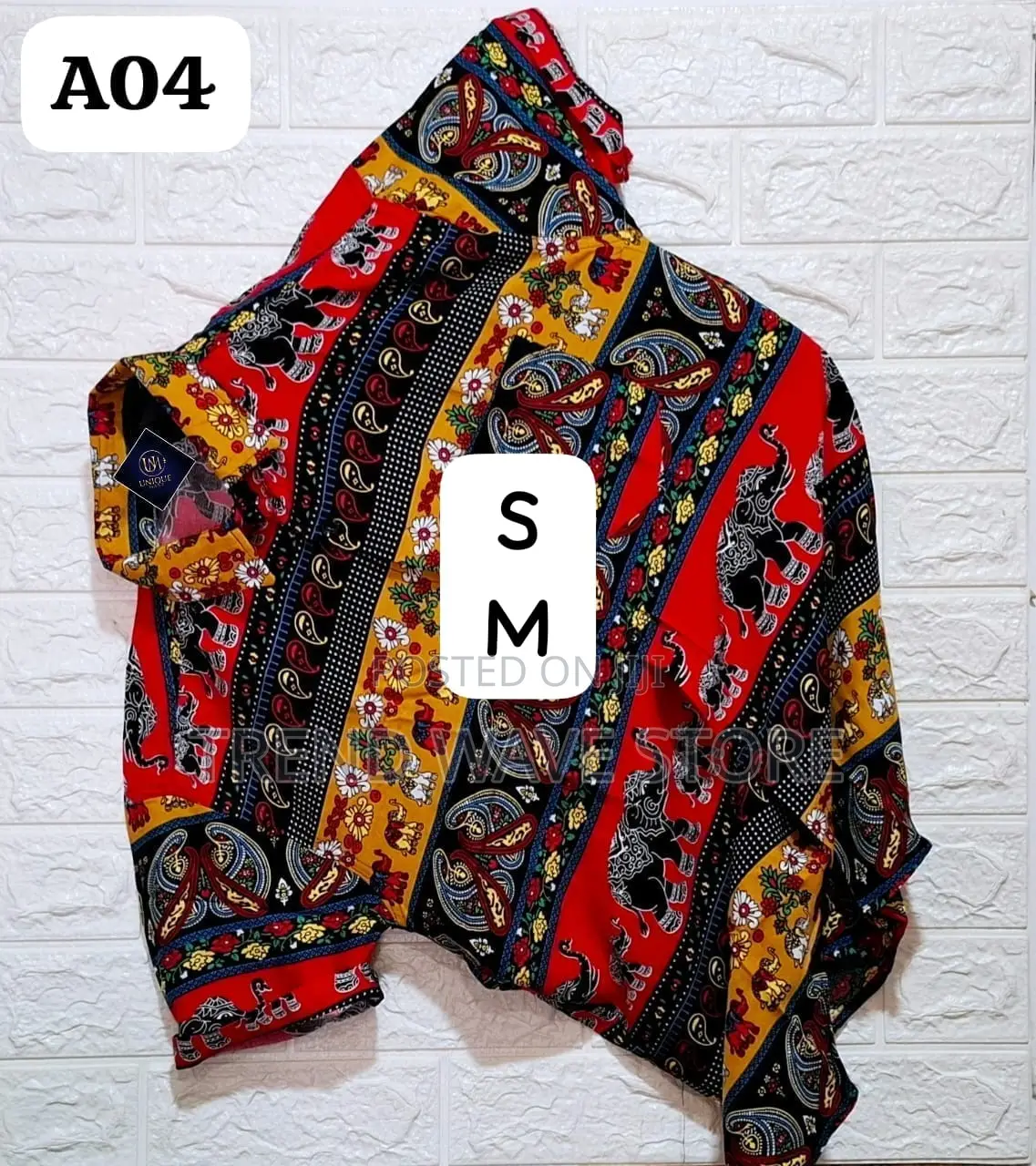 New Hawaiian Shirts Traditional Elephant Design.