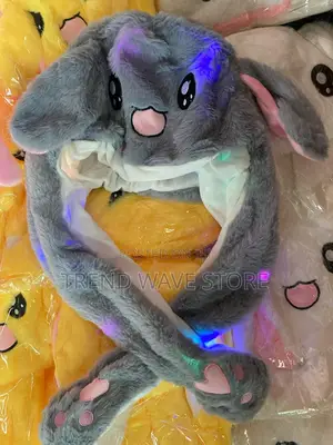 Japanese Anime Ear Popping Bunny Hat With Led