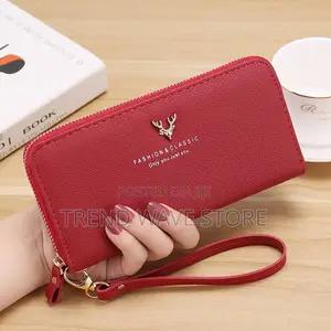 Photo - Imported Premium Quality 1 Zipper Wallet Leather