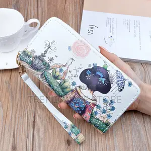 Photo - Imported Premium Quality 1 Zipper Wallet Leather