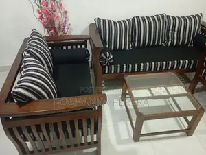 Wood Sofa Set