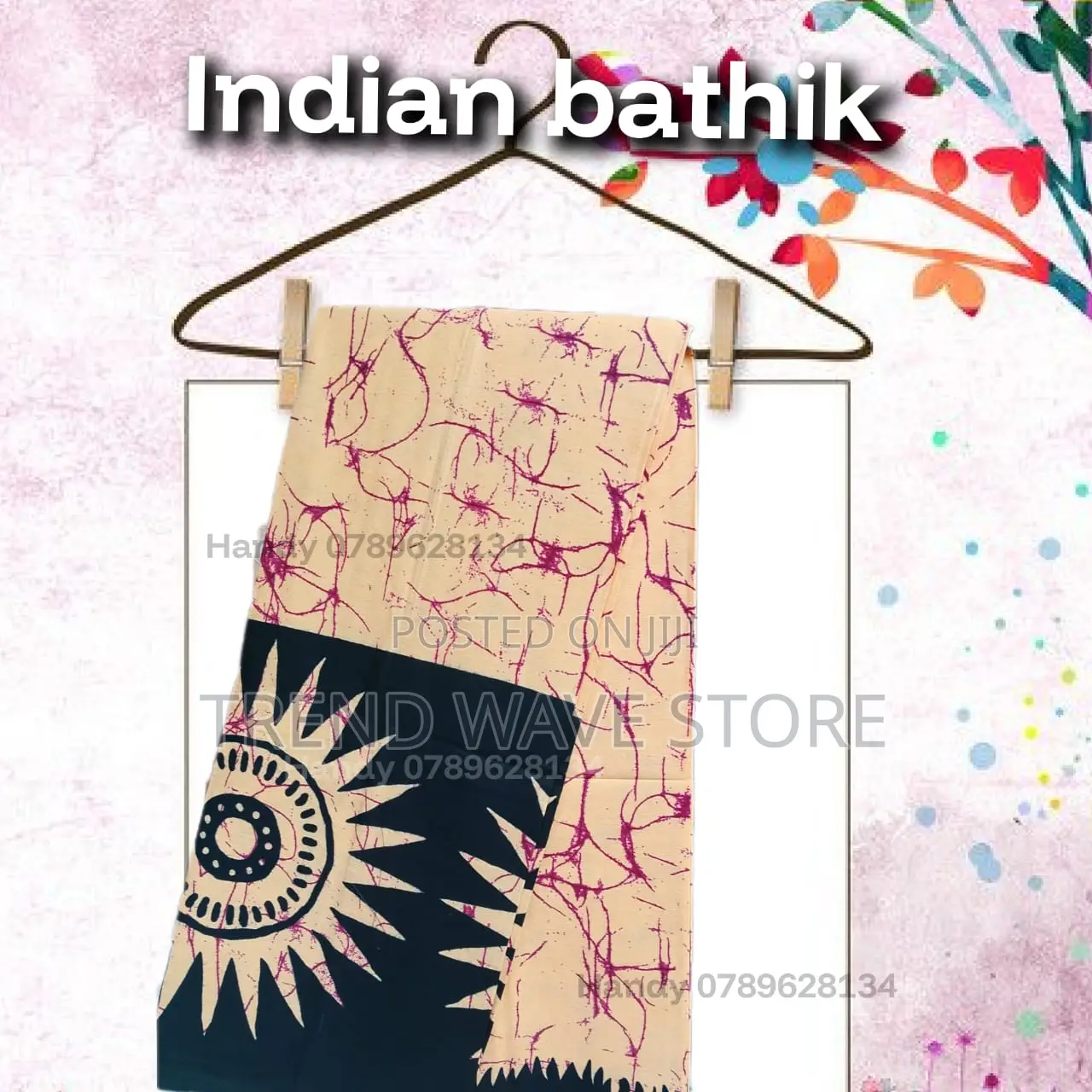 Indian Bathik Print Saron