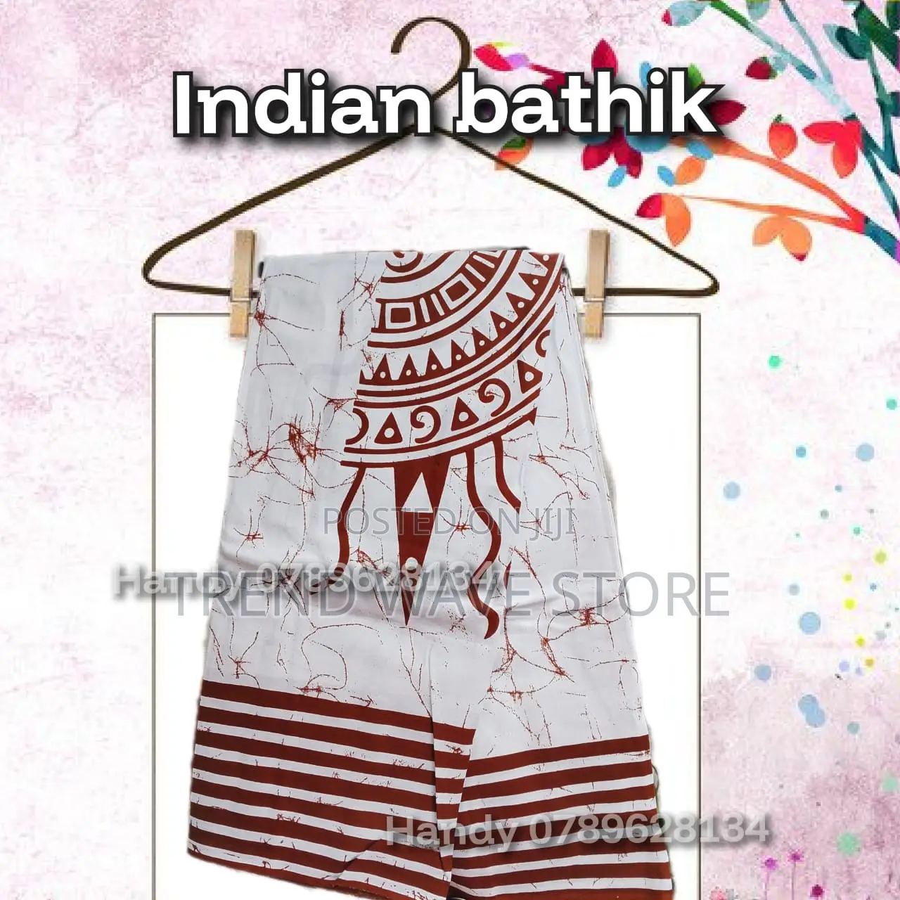 Indian Bathik Print Saron