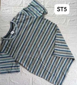 Unisex Strip Crew Neck