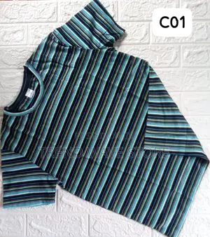 Unisex Strip Crew Neck