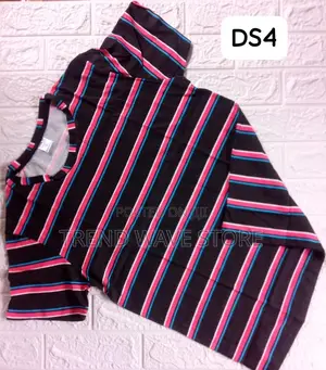 Unisex Strip Crew Neck