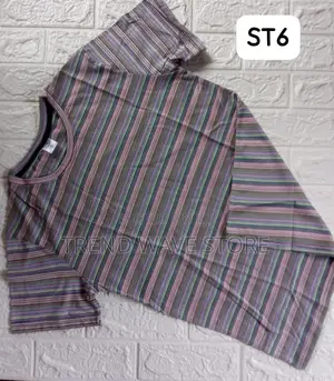 Unisex Strip Crew Neck