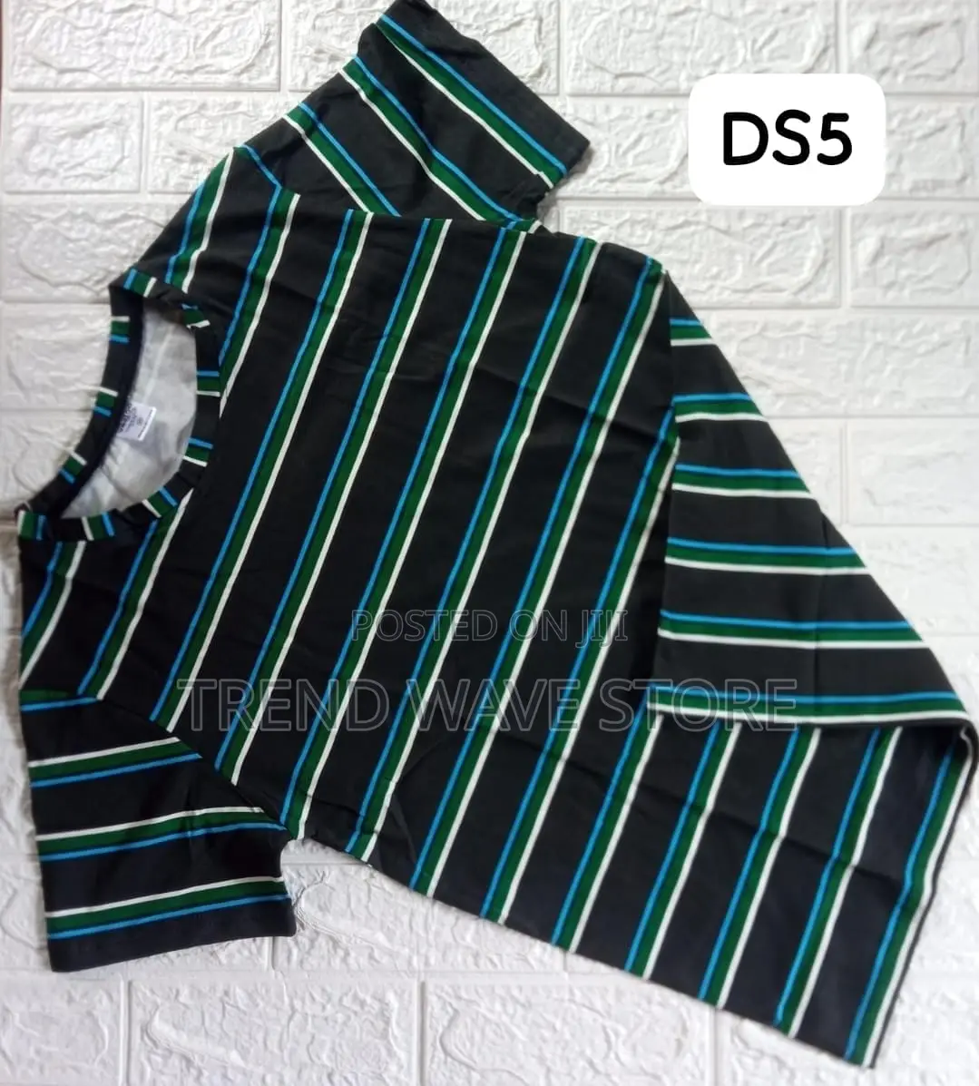 Unisex Strip Crew Neck