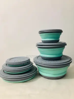 Photo - 3 PSC Silicone Basket With Lid