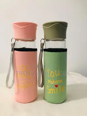 Photo - 400 Ml Glass Bottles With Protective Cover