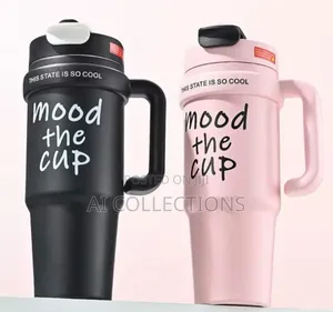 Photo - 5 in 1 Insulated Tumbler With Handle Straw 1ltr