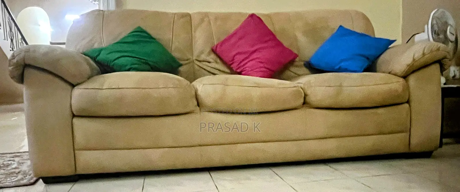 3 Comfortable Sofa Sets in Good Condition (3-2-1 Set)