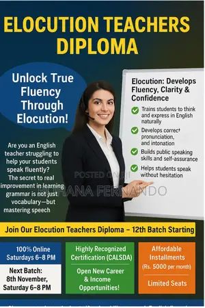 Photo - Elocution Teacher Training Diploma (Online)