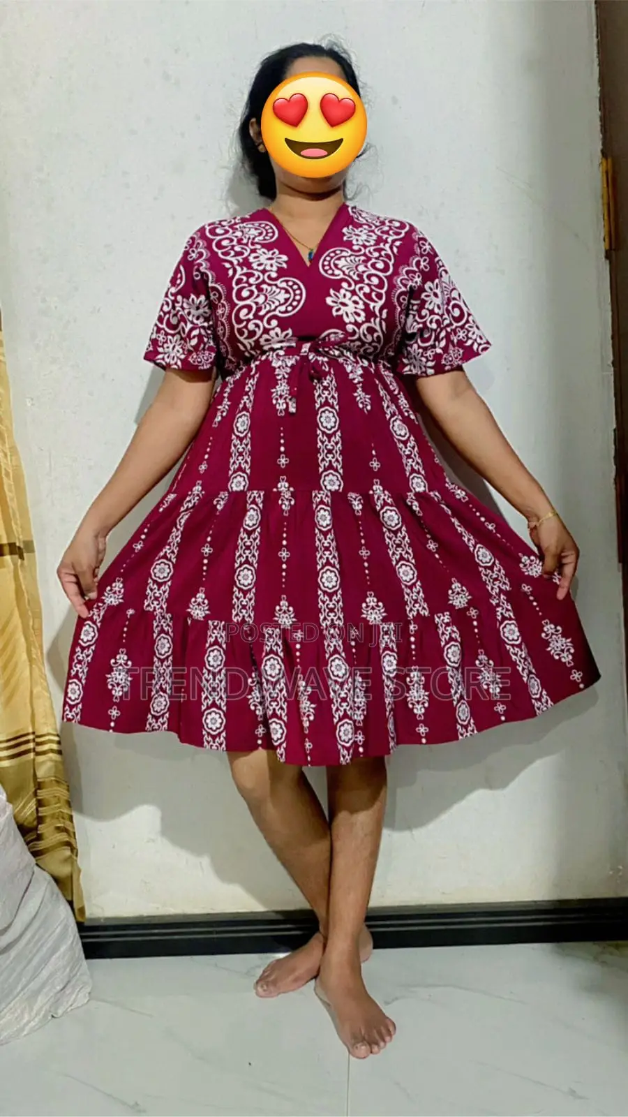 Frock Polo Crush Material