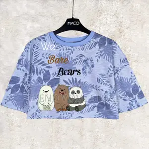 Over Size Crop Tshirt