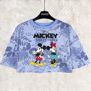 Over Size Crop Tshirt