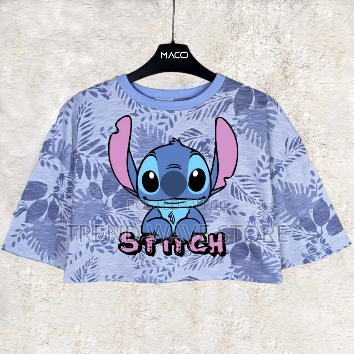 Over Size Crop Tshirt