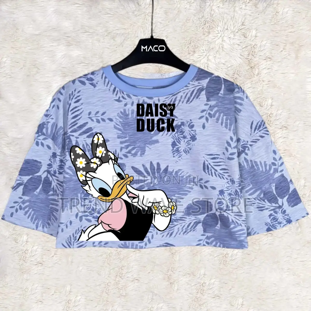 Over Size Crop Tshirt