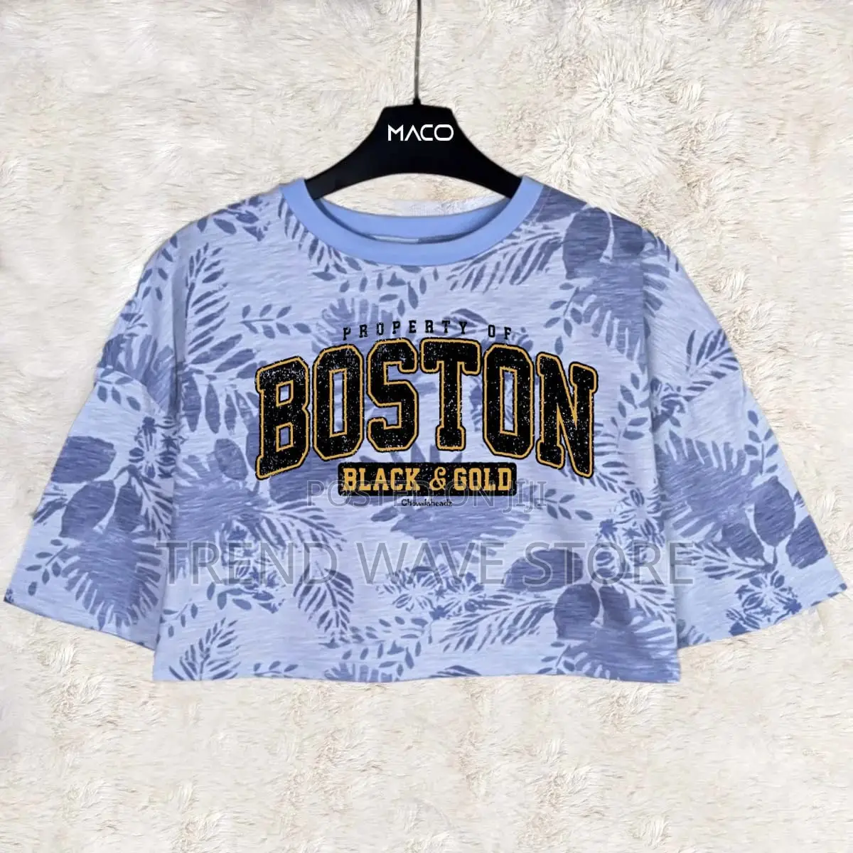 Over Size Crop Tshirt