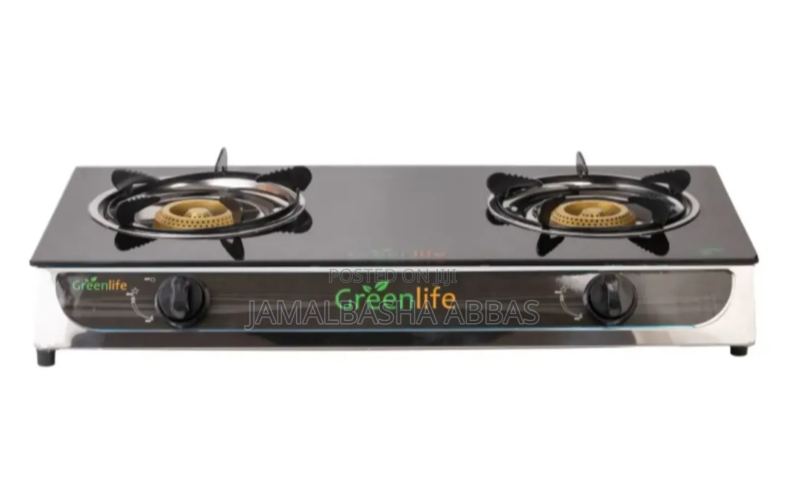 Special Offer  Green Life Double Burner Glass Top