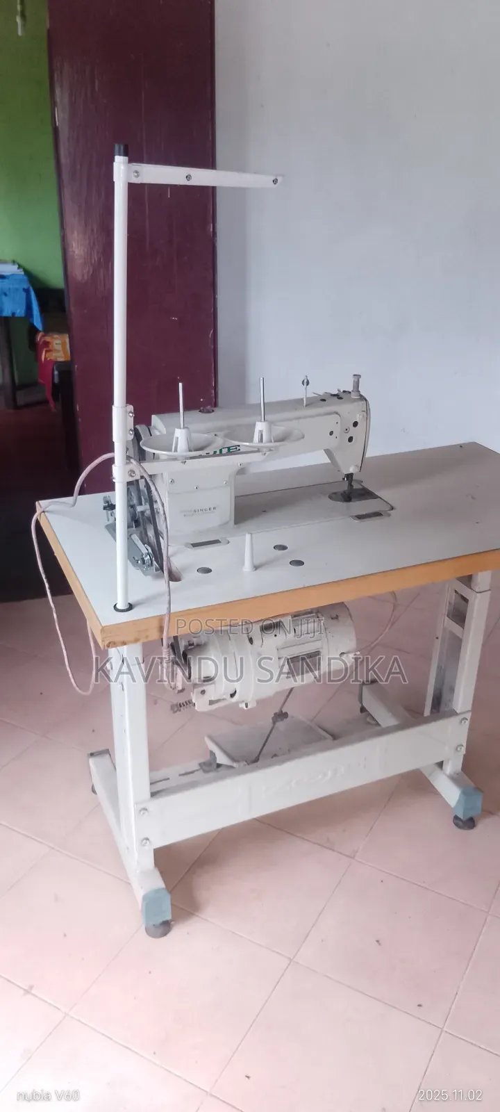 Zoje Industrial Sewing Machine Zoje කාර්මික මහන මැෂිම