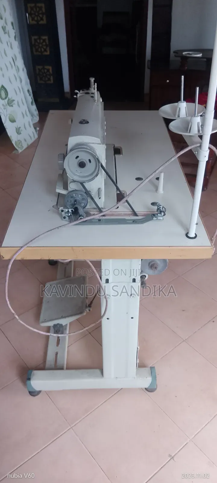 Zoje Industrial Sewing Machine Zoje කාර්මික මහන මැෂිම