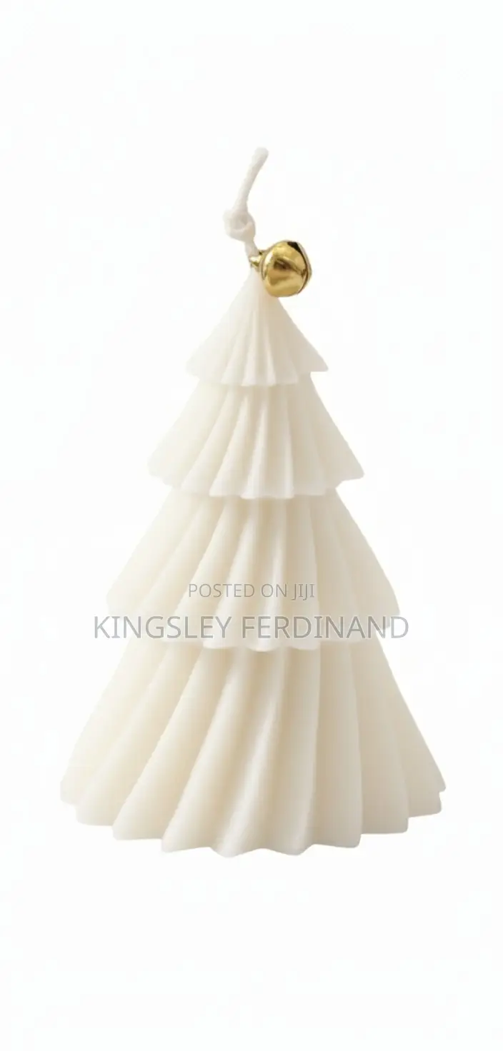 3d Christmas Tree Unscented Candle