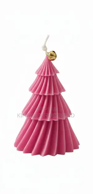 3d Christmas Tree Unscented Candle