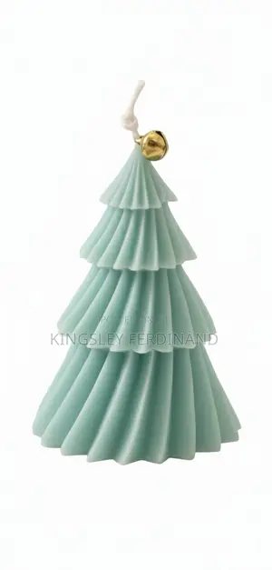 3d Christmas Tree Unscented Candle