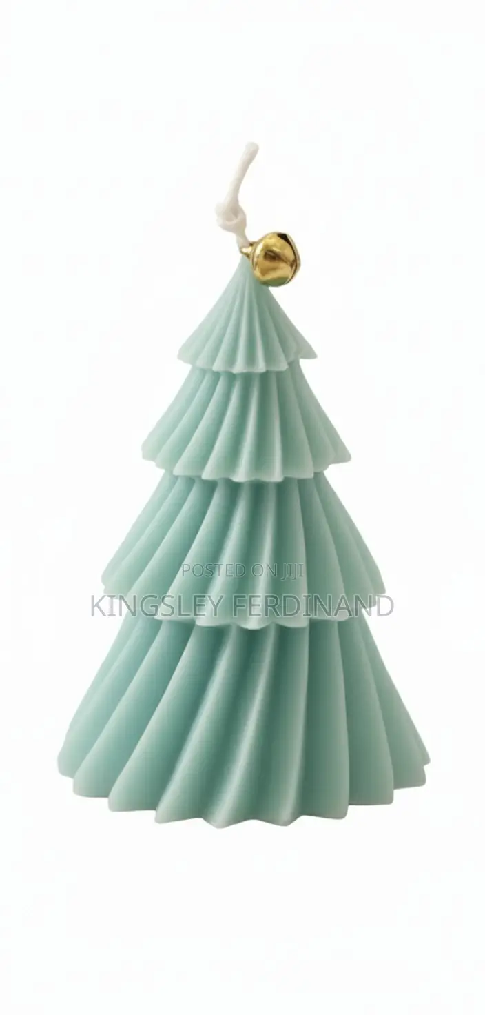 3d Christmas Tree Unscented Candle
