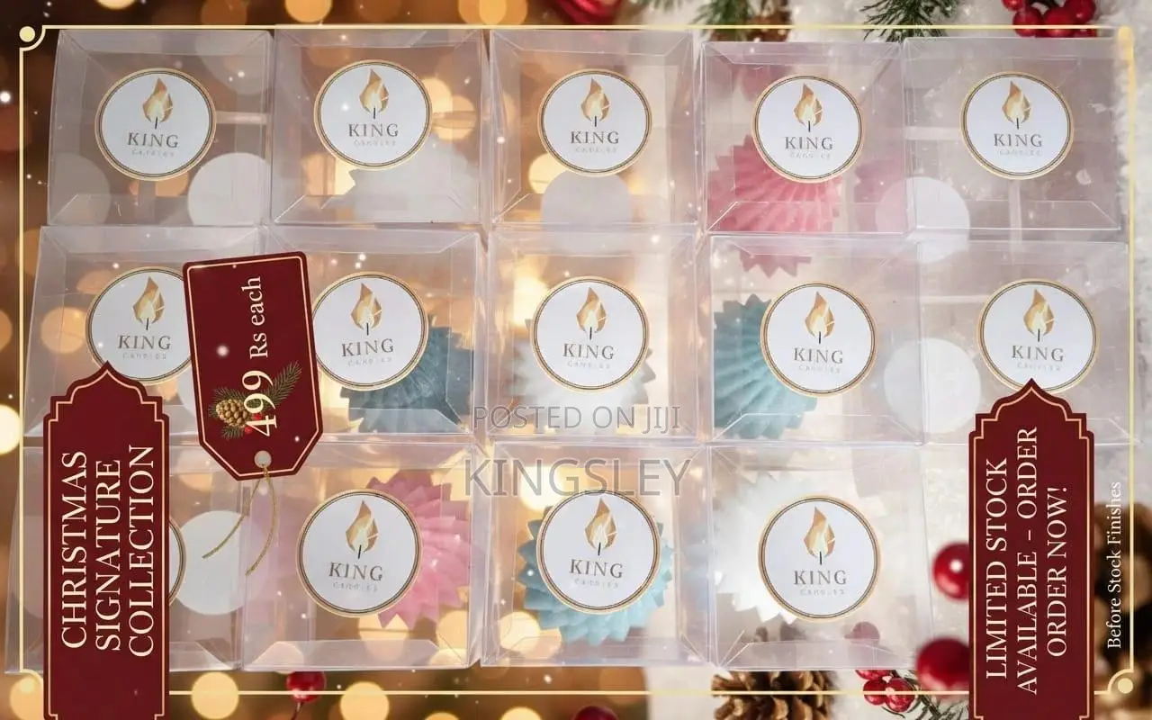 3d Christmas Tree Unscented Candle